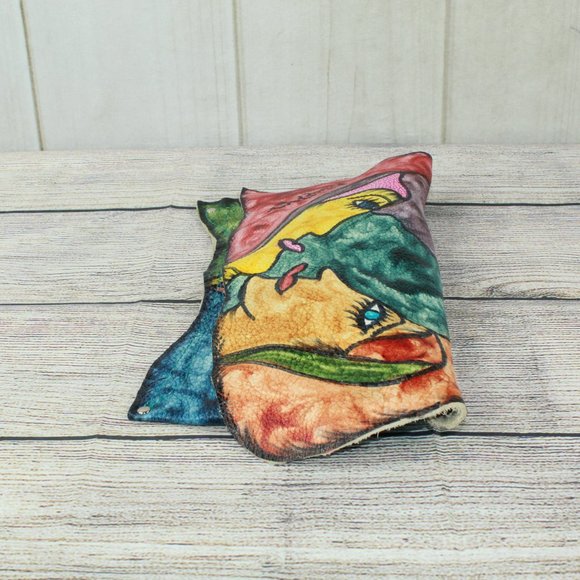 Adriana Bottary Multicolored Hand Painted Clutch Bag - Picture 3 of 11